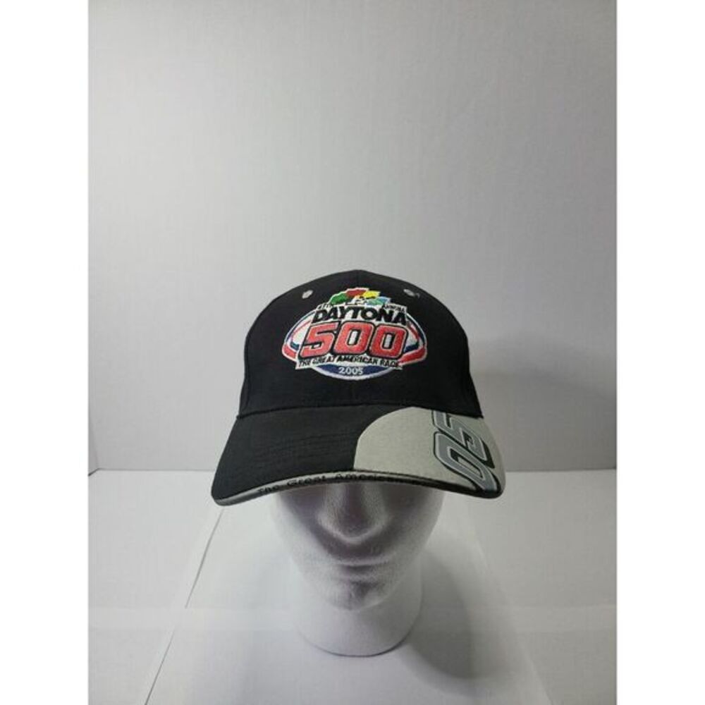 Daytona 500 2005 Baseball Style Cap/Hat; Black/Gray. Jeff Gordon Winner of Race